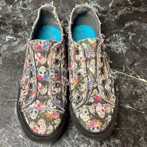 Blowfish slip-on sugar skull sneakers